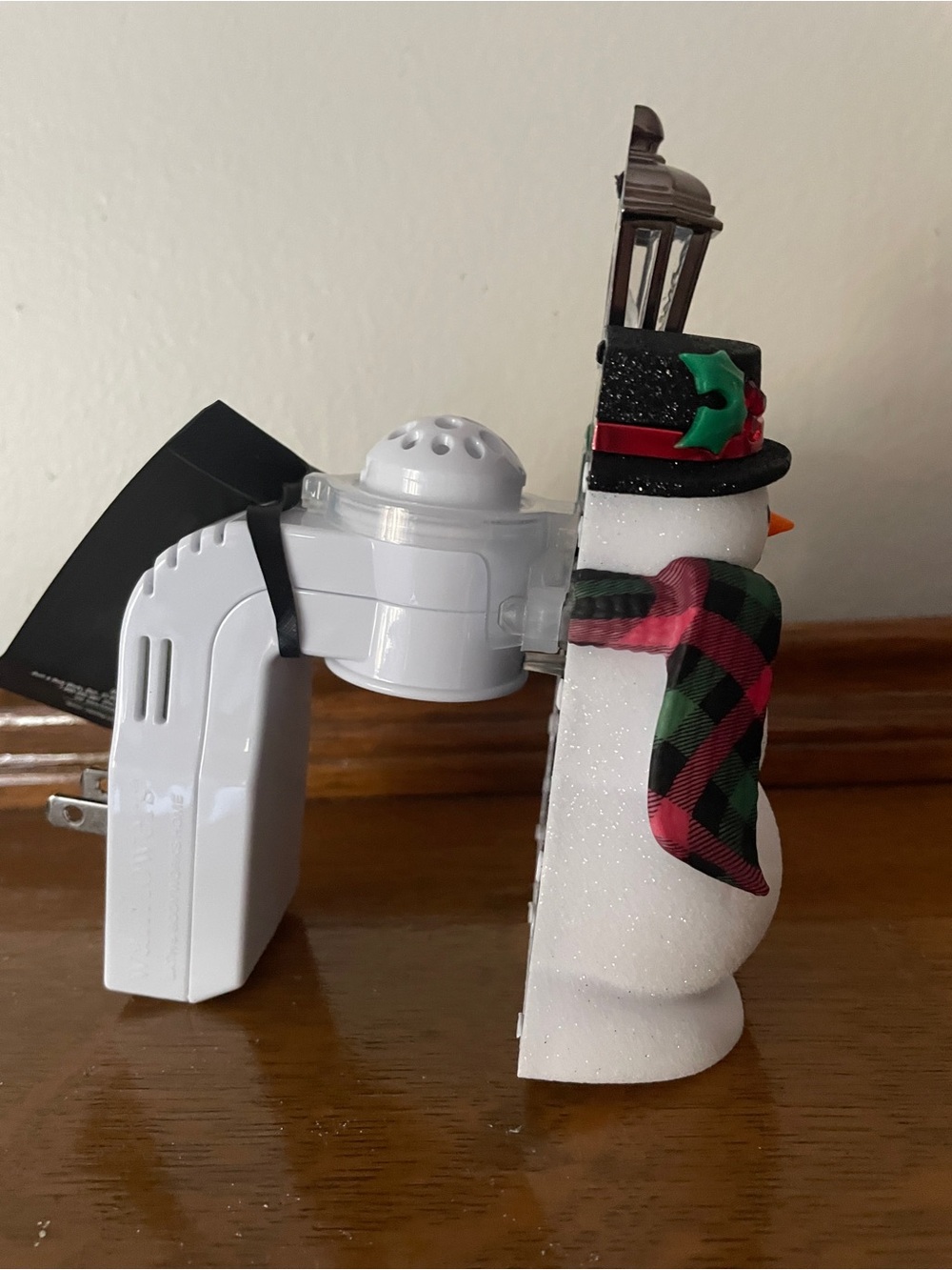 BBW Light Up Snowmen Wallflower- New - Picture 3 of 6